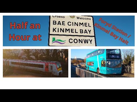 Half an Hour at (334) - closed Foryd Railway Station / Kinmel Bay Halt 27.02.2021 - Rhyl - TFW