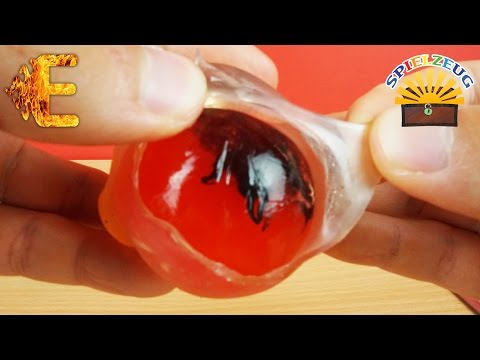 GEFRORENER MONSTER SCHLEIM ZERSCHNEIDEN - Glibber Slime gefrieren Kinder Experiment deutsch neu