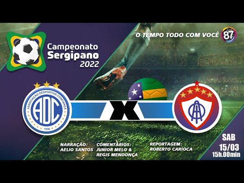 CONFIANÇA 2 X 1 ITABAIANA.  CAMPEONATO SERGIPANO. (26/03/22).