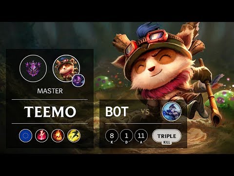 Teemo Bot vs Ashe - EUW Master Patch 9.7