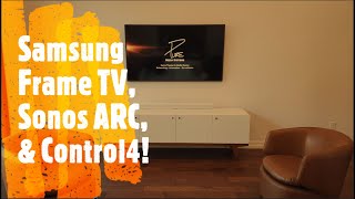 Samsung FRAME QLED TV, Sonos ARC (White), & Control4! - Dallas, TX