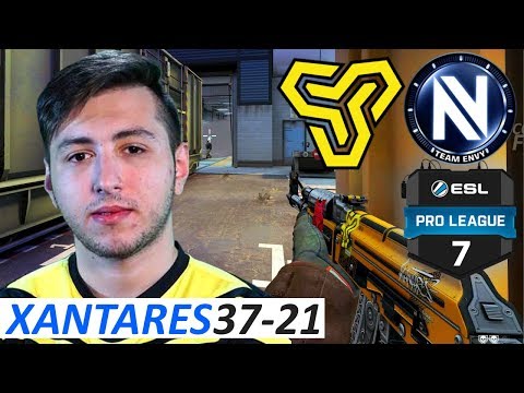 XANTARES 37-21 / Space Soldiers vs EnVyUs / ESL Pro League Season 7 Europe