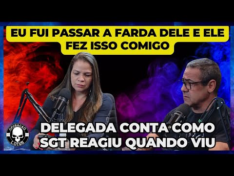 Mulher do Sgt Cavalcanti e delegada de polícia conta como foi a única vez que tentou passar a farda
