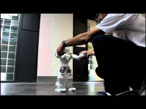 NAO dances with me (compliant robot)
