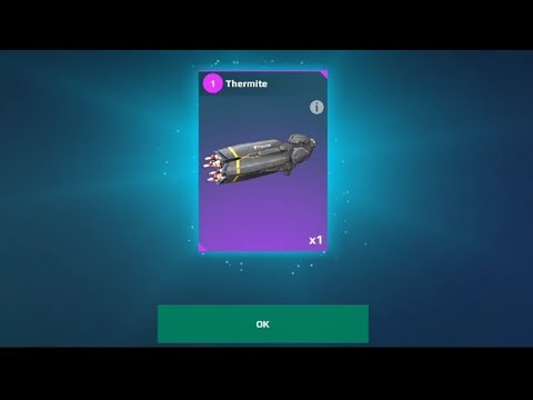 #warrobots getting thermite weapon.