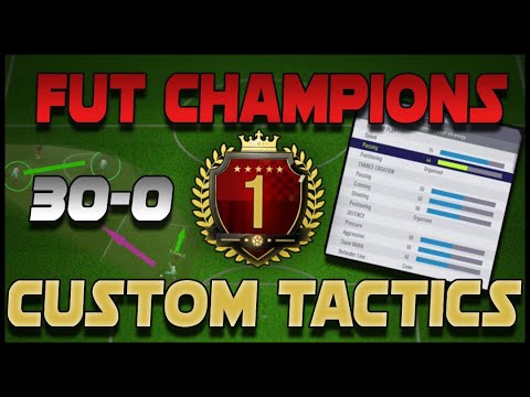 FIFA 20 1ST IN THE WORLD CUSTOM TACTICS - 30-0 FUT CHAMPIONS CUSTOM TACTICS
