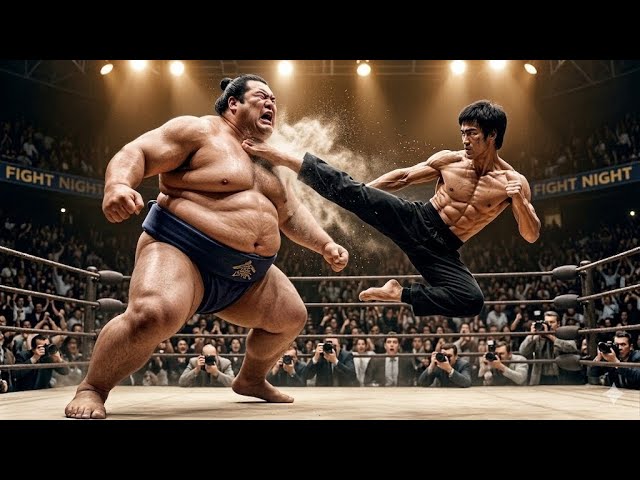 The Undefeated Sumo Giant Refused to Respect Bruce Lee — What Happened Next Shocked 5,000 Fans