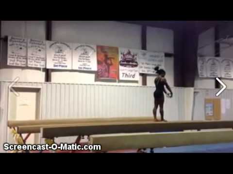 Simone Biles- Double double beam dismount