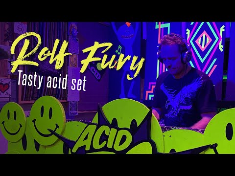 Rolf Fury | Tasty Acid Set 2020 played for Acid Bash!💥 live stream party in our home music studio 🏠🎶