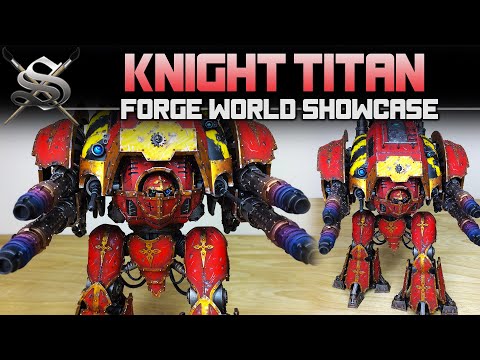 KNIGHT TITAN Porphyrion Forge World Warhammer 40k Painted by Siege Studios