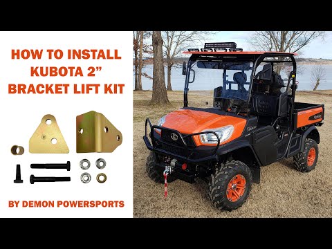 How To Install Kubota 2" Bracket Lift Kit | Take Your Kubota To A New Height | #HowTo #LiftKit