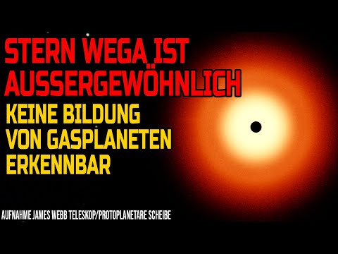 Star Vega is unusual - No gas planet development evident in James Webb image