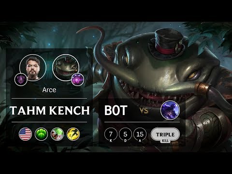Tahm Kench Bot vs Ryze - NA Master Patch 9.23
