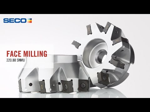 220.88 SNMU Face Mill Introduction | Seco Tools
