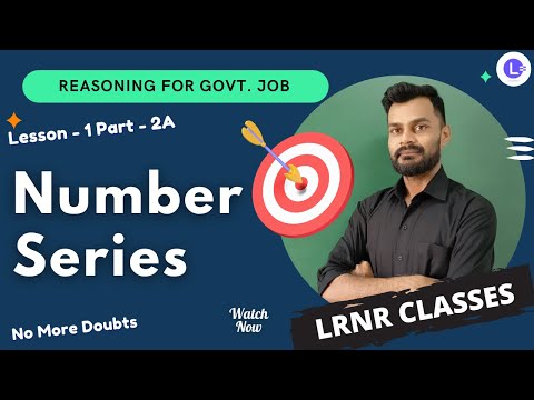 Reasoning for all Government Job Exam - Number Series Part 2 A🤓 || Learn Easy Tricks || LRNR Classes