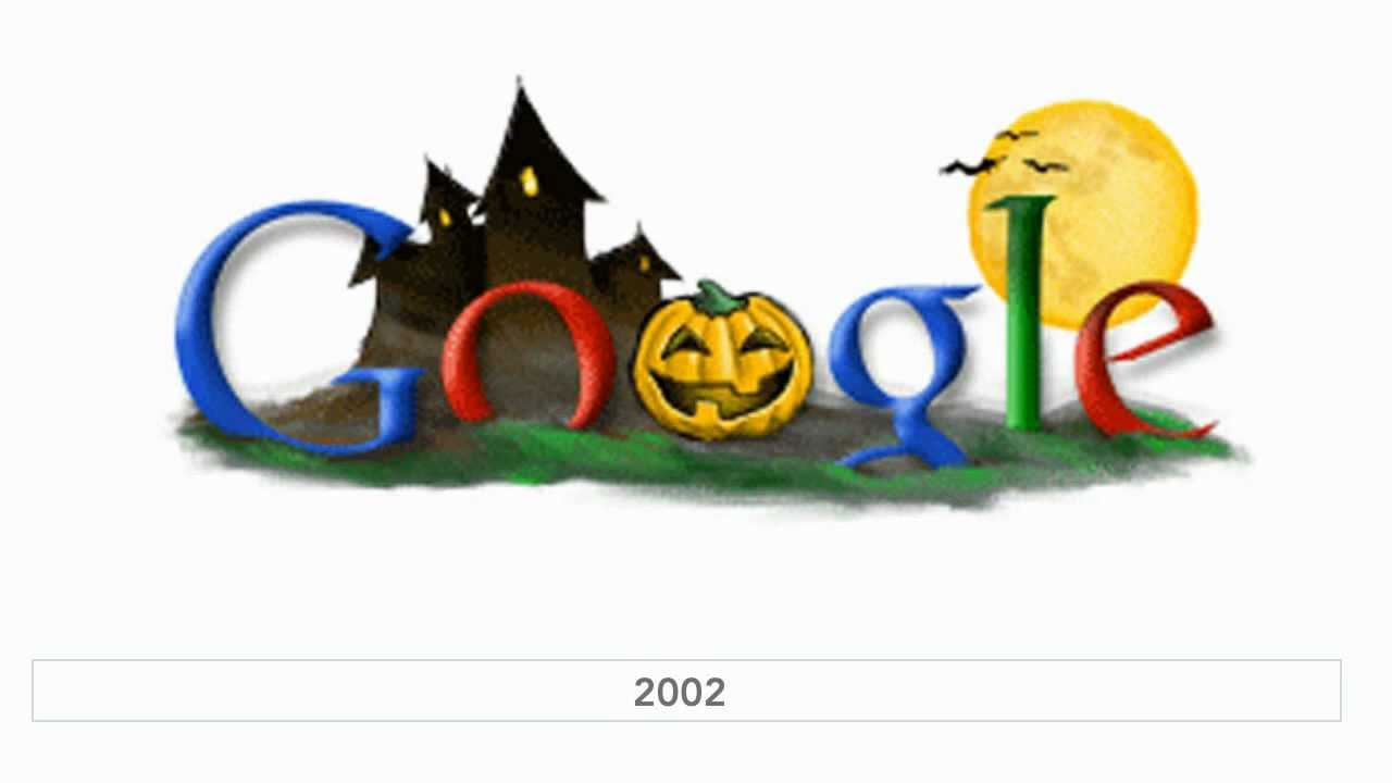 Halloween Google Doodles (1999 - 2010)