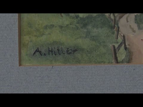 Paintings signed 'A. Hitler' up for sale in Nuremberg