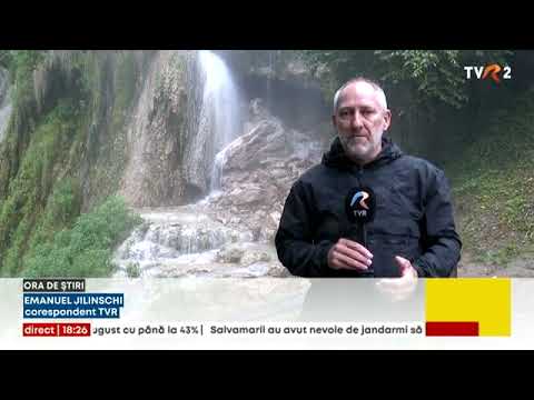 Cascada Clocota din Geoagiu Băi s-a prăbușit