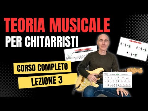 TEORIA MUSICALE Lezione 3 | Corso Completo per Chitarristi | #corsoditeoriamusicale
