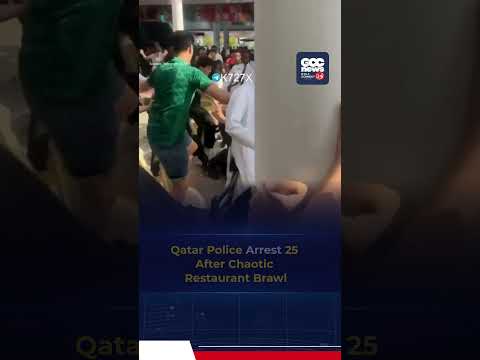 Qatar Arrests 25 After Viral Restaurant Brawl in Doha’s Dafna Area