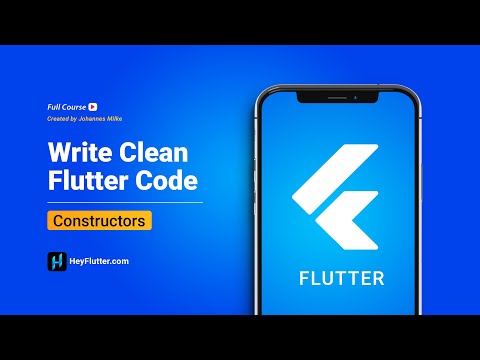 Write Clean Flutter Code Constructors
