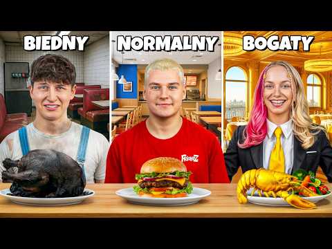 Jedzenie dla Biednego vs Normalnego vs Bogatego