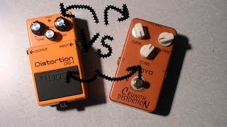 Video thumbnail for Boss DS1 VS Joyo Crunch Distortion-SHOOTOUT by hovercraft Artifact