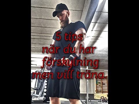 Träna vid förkylning