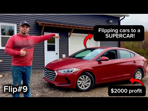 Flipping cars to a SUPERCAR! How I made over $2000 profit on this car! Ep.14