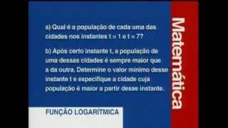 A 11 - Função Logarítmica - Matemática - Vestibulando Digital