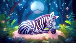 Baby Music ♫ Lullaby for Babies To Go To Sleep ♫ Bedtime Lullaby with Cute Baby Zebra