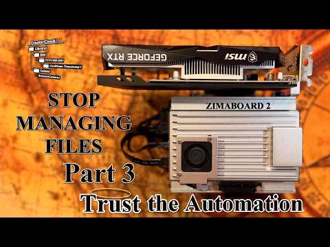 STOP MANAGING FILES Pt.3 | Trust the Automation, From Card to DaVinci Resolve Ai On Zimaboard