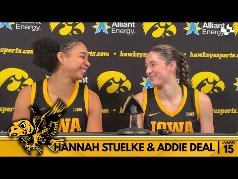 Hannah Stuelke & Addie Deal - Oregon | Iowa Women's Basketball | Jan. 15