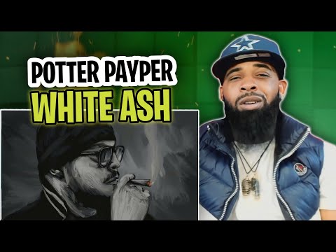 AMERICAN RAPPER REACTS TO-Potter Payper - White Ash (Official Visualiser)