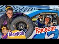 Blippi Meekah Learn To Be Racecar Drivers At The NASCAR Track