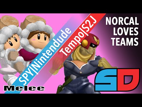 NorCal Loves Teams - Top 8 Loser Finals: SPY|Nintendude (Ice Climbers) vs Tempo|S2J (C. Falcon)