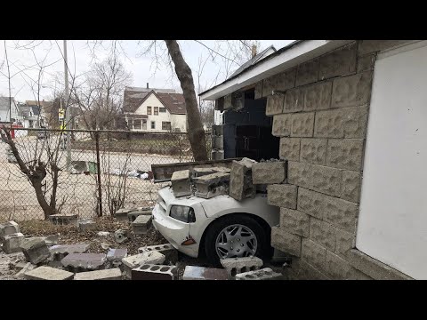 Police: Reckless driver ends up in brick wall