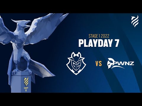 G2 ESPORTS VS PWNZ - European League 2022 - Stage 1 - Playday #7