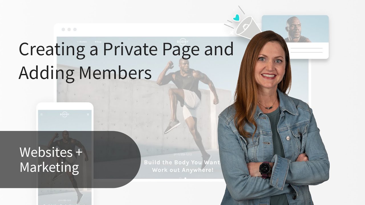 Advanced Design Tips: Creating a Private Page and Adding Members - GoDaddy Website Builder