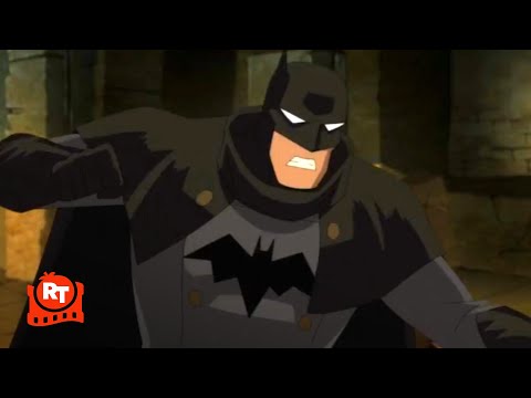 Batman: The Doom That Came to Gotham (2023) - Batman vs. Talia & Killer Croc Scene | Movieclips