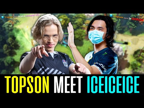 when TOPSON meet ICEICEICE in SEA pubs - EZ GAME DOTA 2