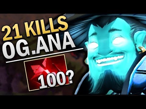 OG.Ana Storm Spirit with 21 Kills Dota 2 7.22 Gameplay ROAD TO TI11