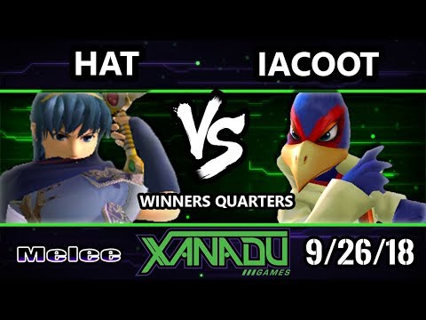 S@X 269 SSBM - hat (Marth, Captain Falcon) Vs. lacoot (Falco) Smash Melee Winners Quarters