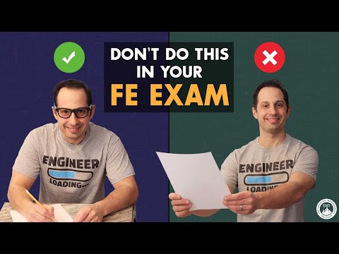 3 Mistakes You Should Never Make in Your FE Exam