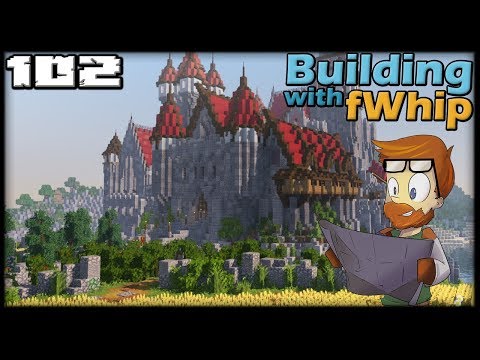 Building with fWhip :: Q&A TIMELAPSE #102 MINECRAFT Let's Play 1.12 Single Player Survival