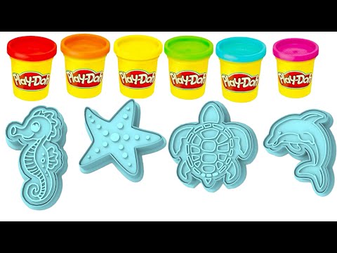 Create and Learn Sea Animals & Numbers with PlayDoh | Best Preschool Toddler Fun Toy Learning Video