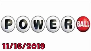 Powerball winning numbers - 11/16/2019