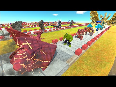 RODAN OASIS DEATH RUN ATTACK - Animal Revolt Battle Simulator