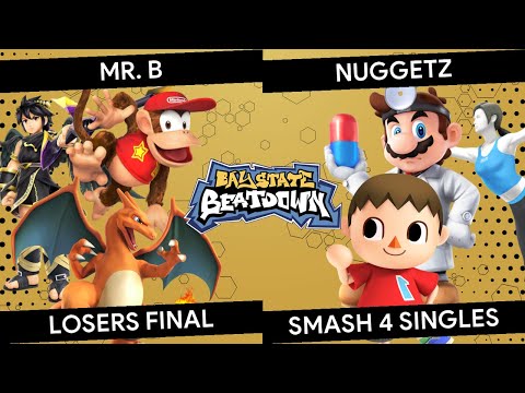 Bay State Beatdown 160 - Losers Final - Mr. B (Random) VS Nuggetz (Random) - Smash 4 Singles