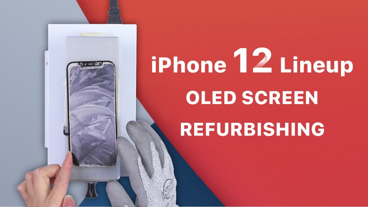 Renovierung iPhone 12 Lineup OLED-Bildschirm Refurbishing-Lösung von REWA